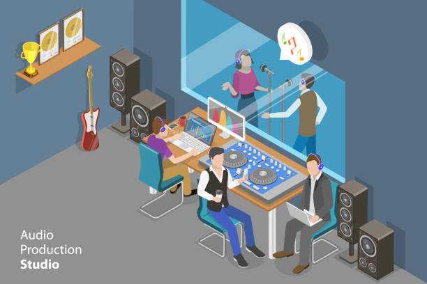 Cabina De Radio Vectores Libres de Derechos - iStock Cabina De Radio Vectores Libres de Derechos - iStock