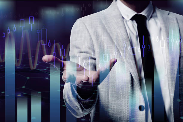 istock Forex trading. Double exposure of man and charts 1365345782