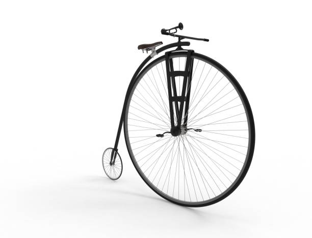 istock 3D rendering of a vintage velocipede isolated on white background 1365349460