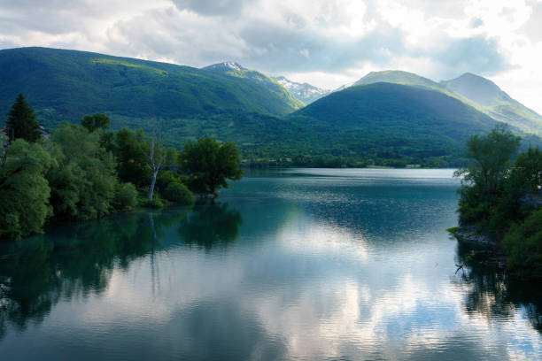 istock Lake of Barrea, in Abruzzi, Italy 1365353647