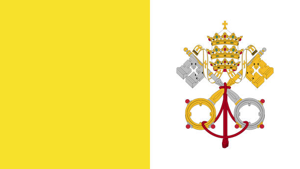 istock National Flag of Vatican Eps File - Vatican City State Flag Vector File 1365356392