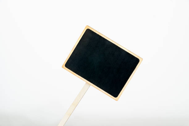 istock Blank Sign Note Holder For New Announcments. Plain Placard For Recent Ideas And Plans 1365370794