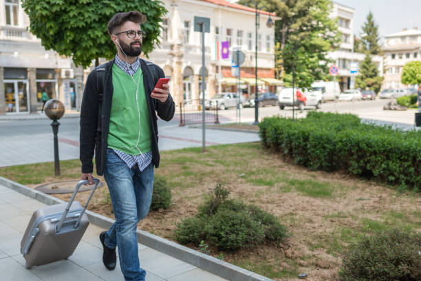 istock Tourist walking in the city 1365370833