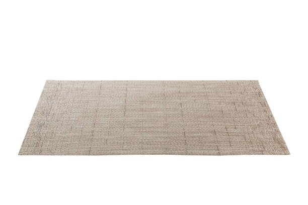 istock Empty Asian Food Background. place mat on wooden background perspective view with copy space flat lay 1365374162