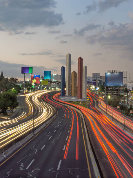 Satellite is a city that belongs to the state of Mexico, the icon of this city is its colored towers.