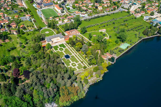istock Aerial view on the lake Como - Italy 1365381807