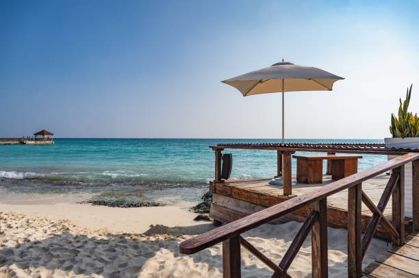 istock beach umbrellas Dominican Republic 1365384860