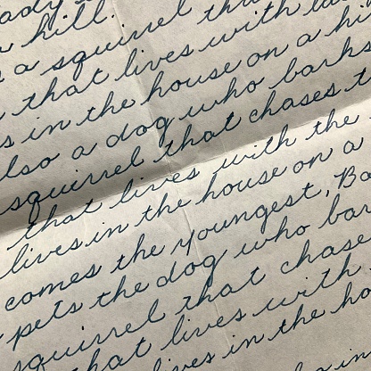Handwriting 1960s