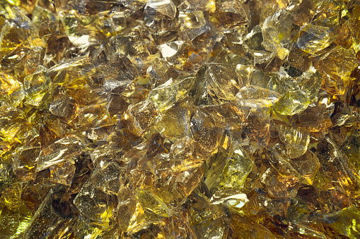 Gold colored minerals background