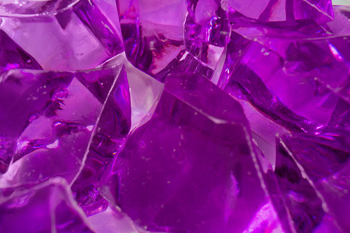 Purple amethyst crystal background