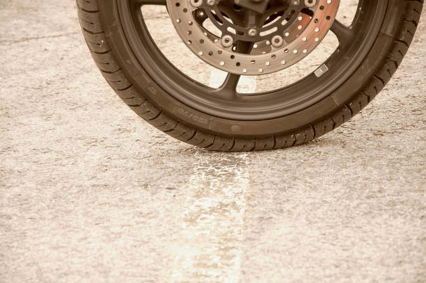 istock The wheel is on the start line. 1365401883