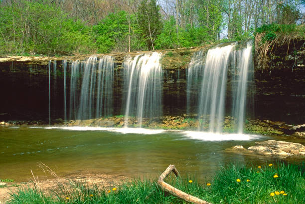 istock Elkhorn Falls, Wayne County, Indiana 1365406303