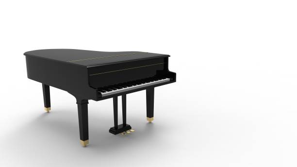 istock 3D rendering of a grand piano isolated in white background 1365414806