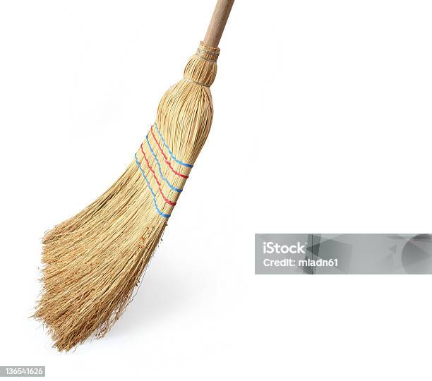 Broom Stock Photo - Download Image Now - Broom, Sweeping, Cleaning
