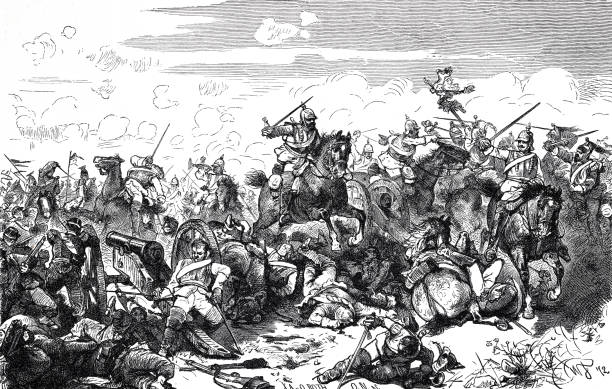 istock Attack of the 7th Cuirassier Regiment under Lieutenant Colonel Graf von Schmettow, Franco-Prussian War 1870/71 1365417745