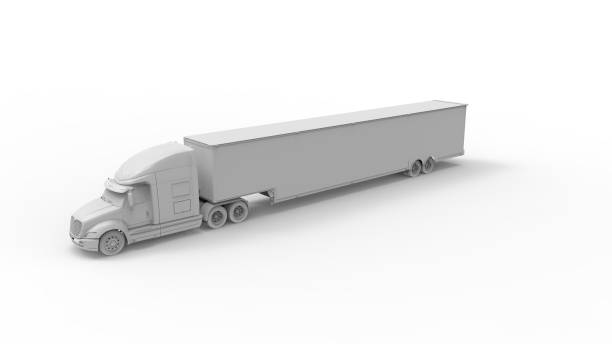 istock 3D rendering of a truck with trailer isolated in white background 1365417821
