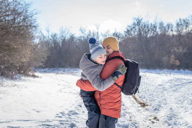 istock Winter day with my dad 1365419533