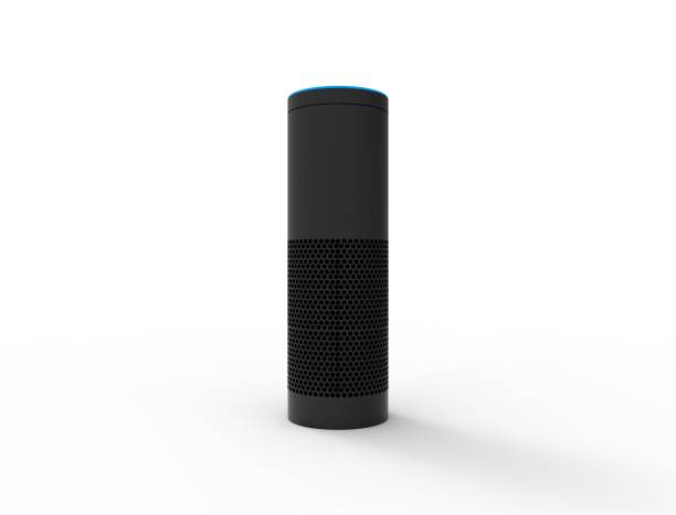 istock 3D rendering of a virtual voice assistant isolated in white background. 1365419762