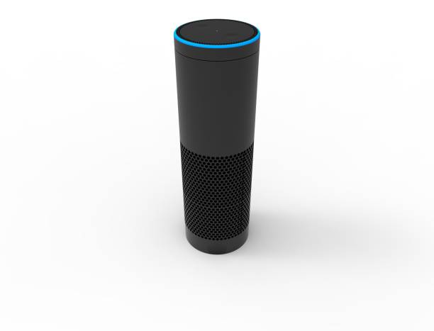 istock 3D rendering of a virtual voice assistant isolated in white background. 1365419768
