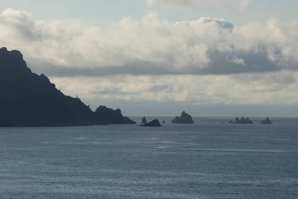 istock Sunset seascape of Cape Ortegal and cliffs, Spain 1365420319