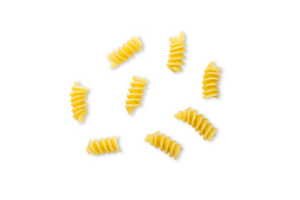 istock bunch of pasta isolated from background, white background 1365421737