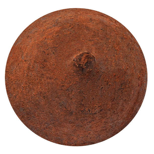istock Chocolate truffles candy with  cocoa powder isolated on white background. 1365424666