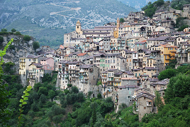 istock Beautiful mountain village Saorge. 136542958