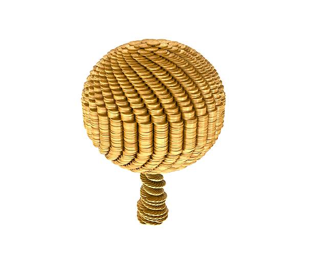 Golden globe stock photo