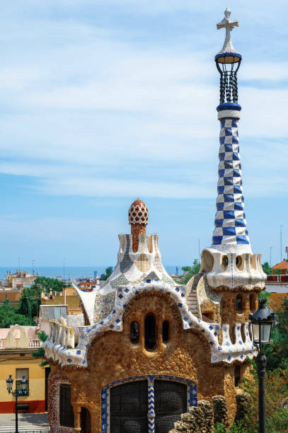 istock Park Guel, building with unusual architectural style, Barcelona 1365444447