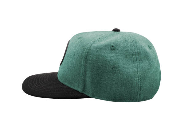 istock green and black Snap Back Cap isolated on white background 1365446452