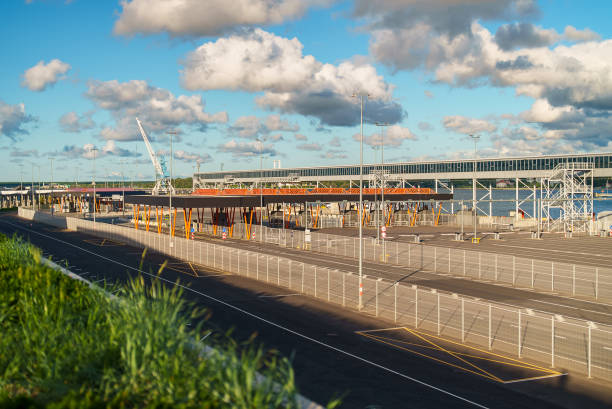 istock Terminals in the sea passenger port in Tallinn. 1365447936