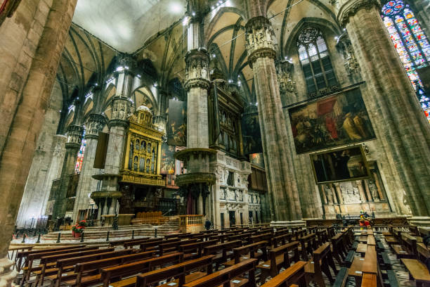 istock Interior of the Milan Duomo 1365449580
