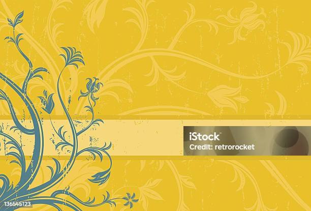 Ilustración de Azul Diseño De Color Amarillo y más Vectores Libres de Derechos de Abstracto - Abstracto, Acurrucado, Arte