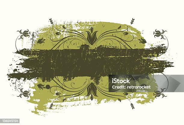 Cadre Fleuri Vert Vecteurs libres de droits et plus d'images vectorielles de Abstrait - Abstrait, Art, Art et Artisanat