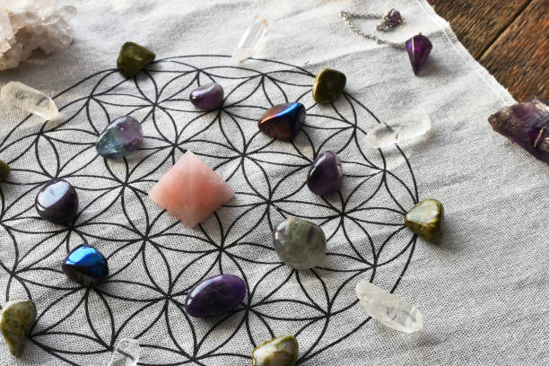 istock Crystal Healing Grid and Sacred Geometry 1365463118
