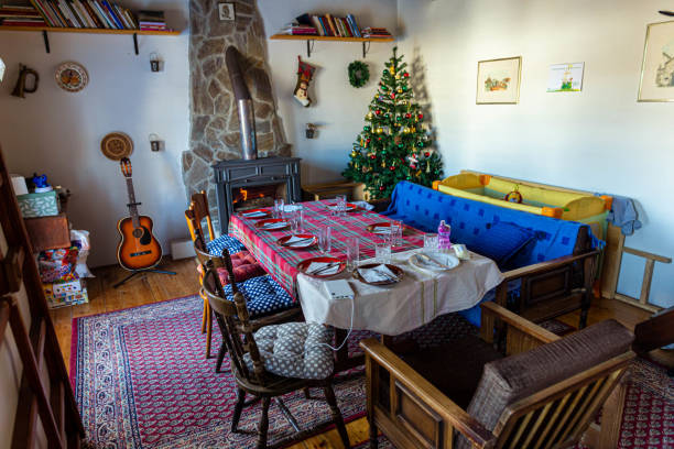 istock Rustic and cozy family cabin 1365463794