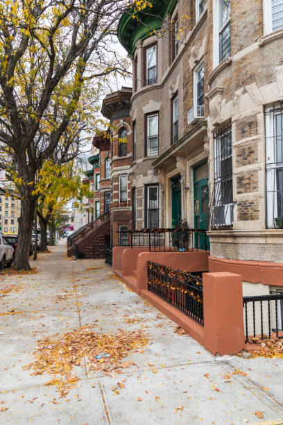 istock Brownstone houses in The Bronx. 1365465985