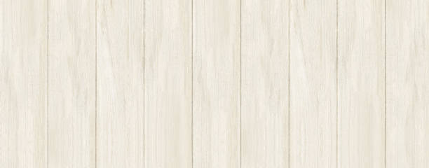 istock Wood color texture vertical banner for background. Surface light clean of table top view. Natural patterns for design art work and interior or exterior. Grunge old white wood board wall pattern 1365466590