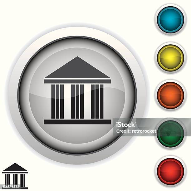 Bâtiment Emblématique Vecteurs libres de droits et plus d'images vectorielles de Banque - Banque, Bleu, Brillant