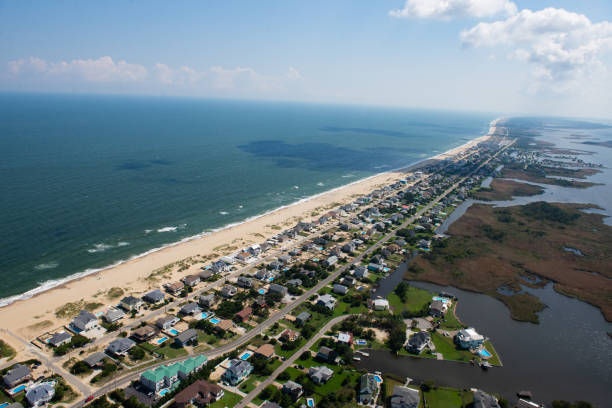 istock Aerial View of Sandbridge Beach 1365471438