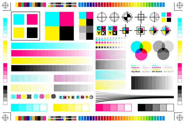 Calibration Printing Marks Illustrations, Royalty-Free Vector Graphics