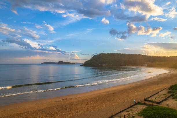 istock Aerial sunset seascape after the storm 1365484050