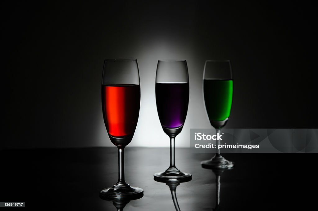 Tre bicchiere di vino - Foto stock royalty-free di Accessibilità