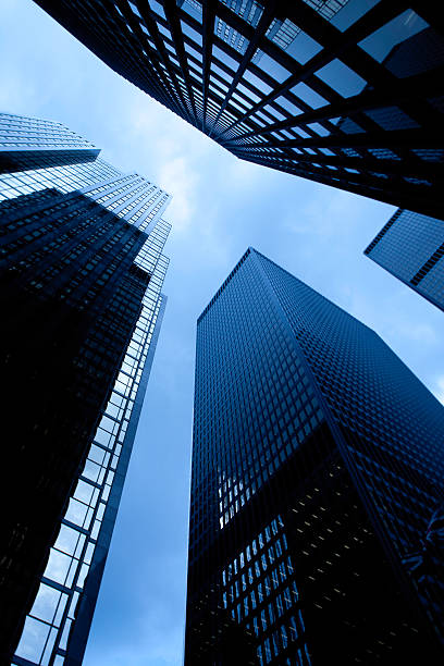 istock Image of skyscrapers from below 136550266