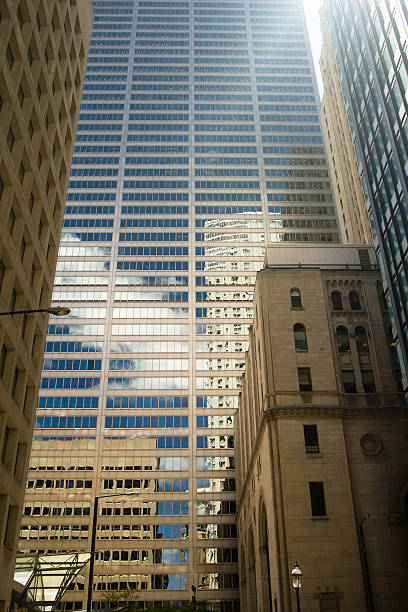 Old and new buildings