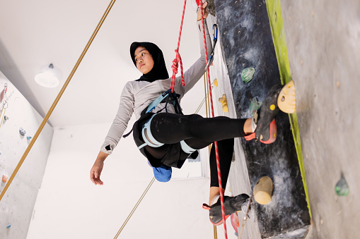 Rock climbing has gain popularity among Indonesians especially young females. This sport is not only challenging physically, it also requires careful planning and extra safety measure.