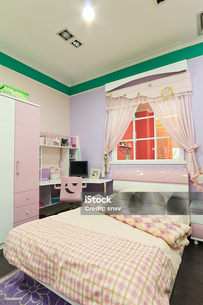 Modern bedroom Apartment Stock Photo