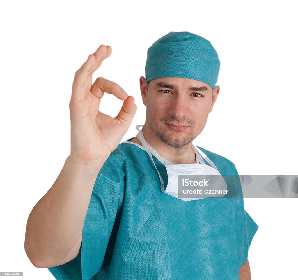 의사는 스크럽, 괜찮죠 손동작 - 로열티 프리 건강관리와 의술 스톡 사진
