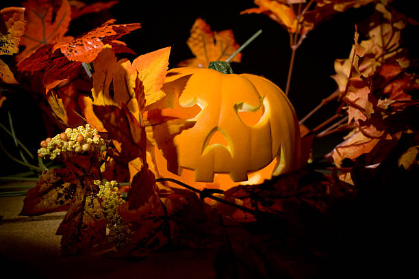 istock Halloween Carved pumpkin 136551735