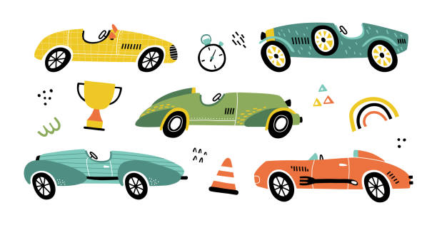 Race Car Drawing Illustrations, Royalty-Free Vector Graphics & Clip Art -  iStock